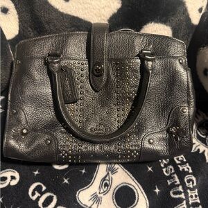 Coach Mercer Satchel with Studs